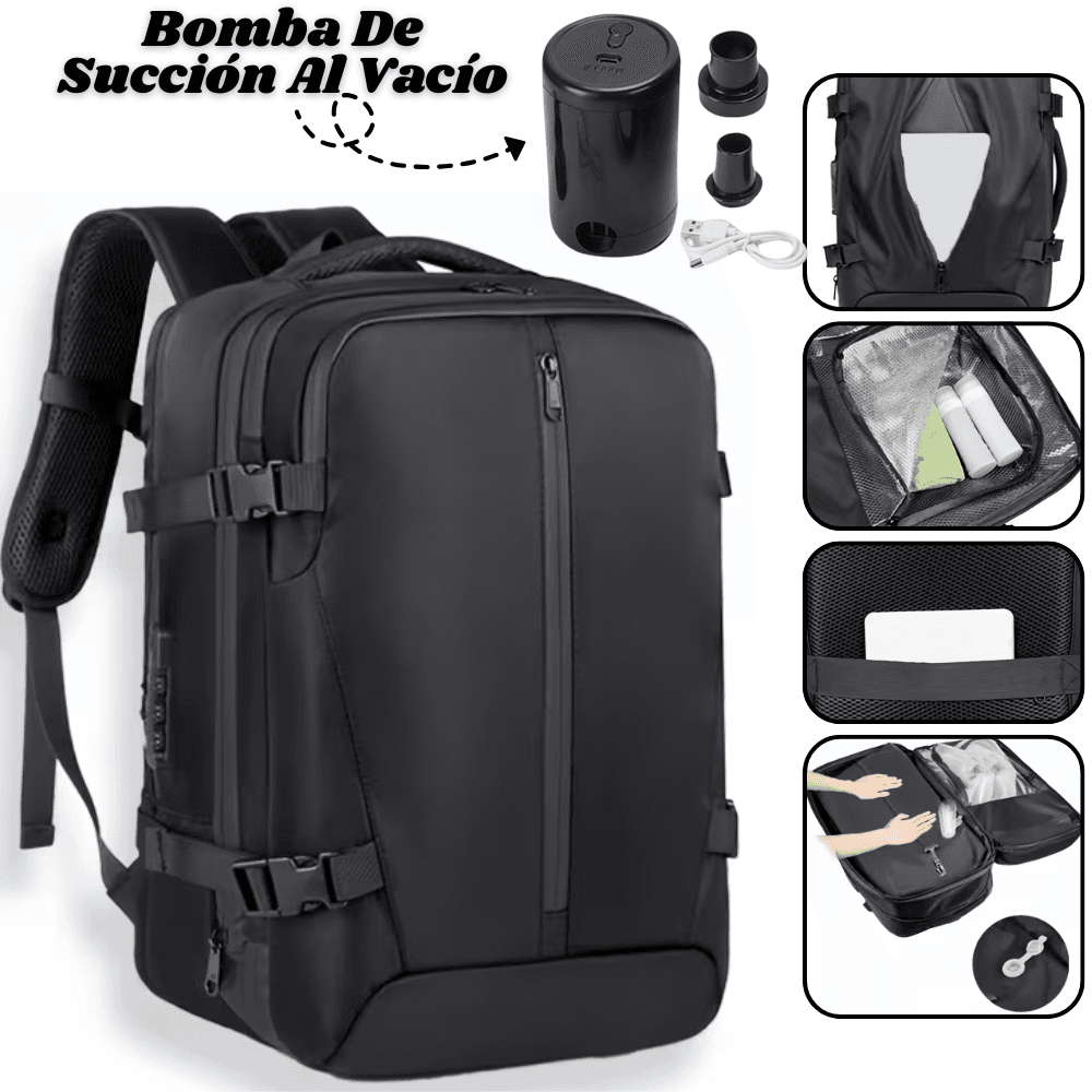 Bolso Mochila Maleta de Viaje Expandible