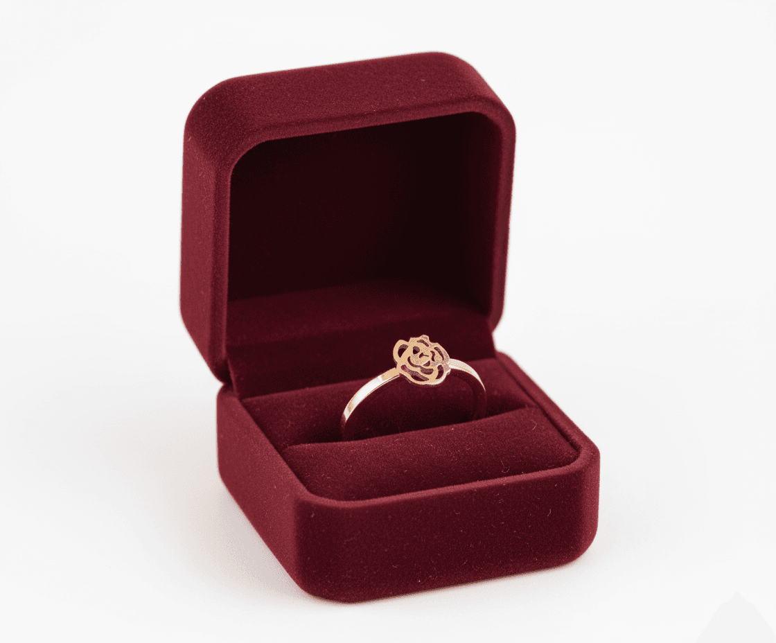 Anillo Rosa Talla 7