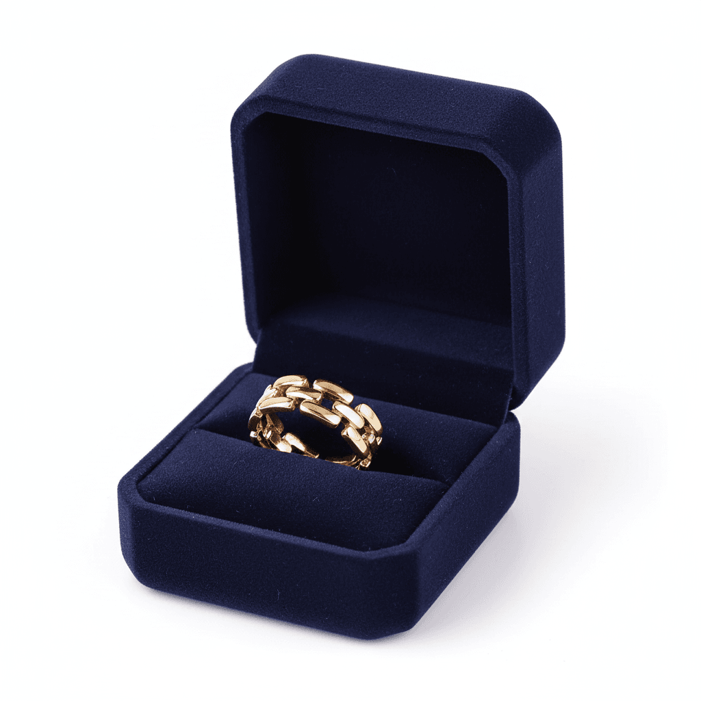 Anillo Barbara Dorado