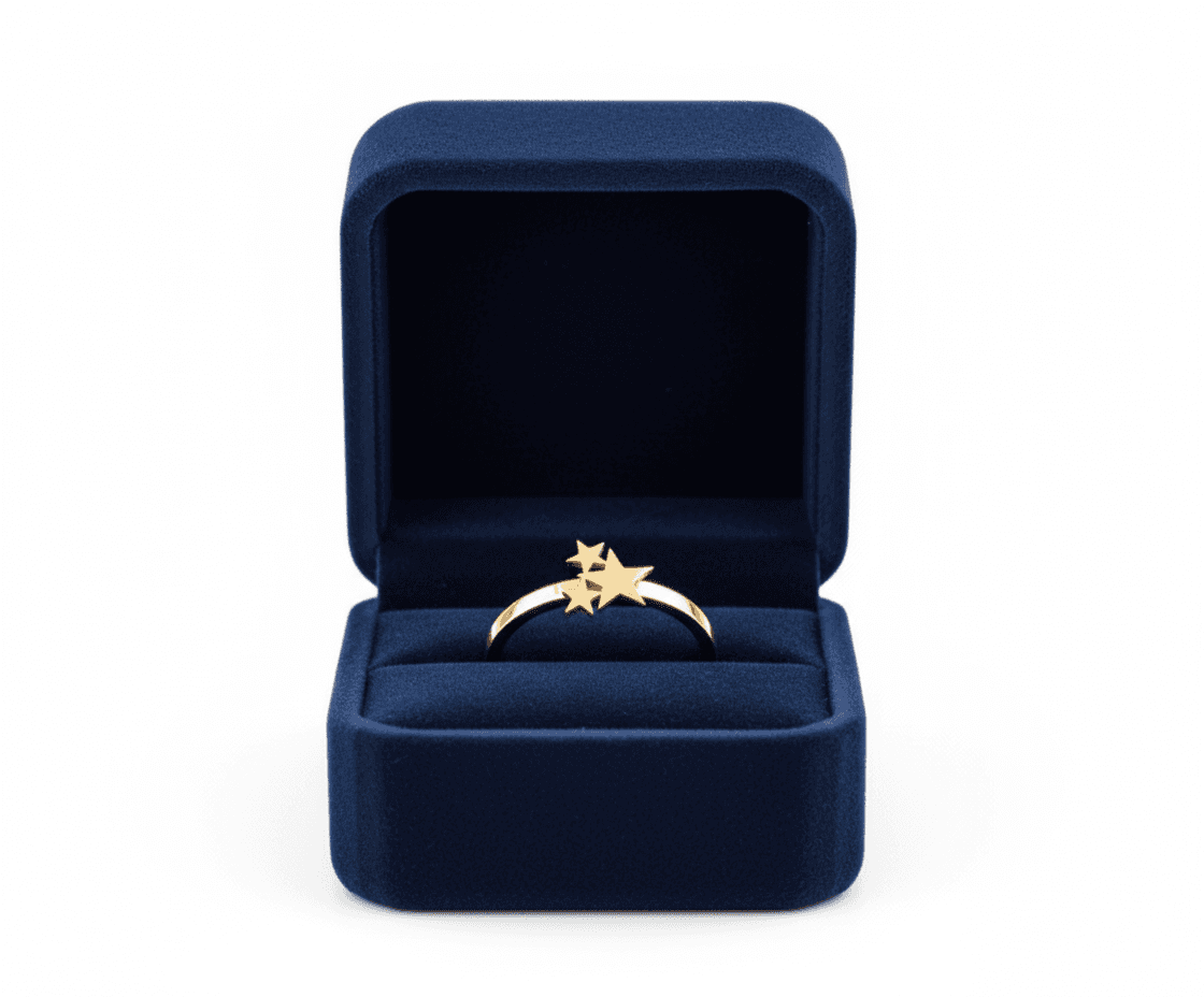 Anillo Tres Estrellas Talla 7