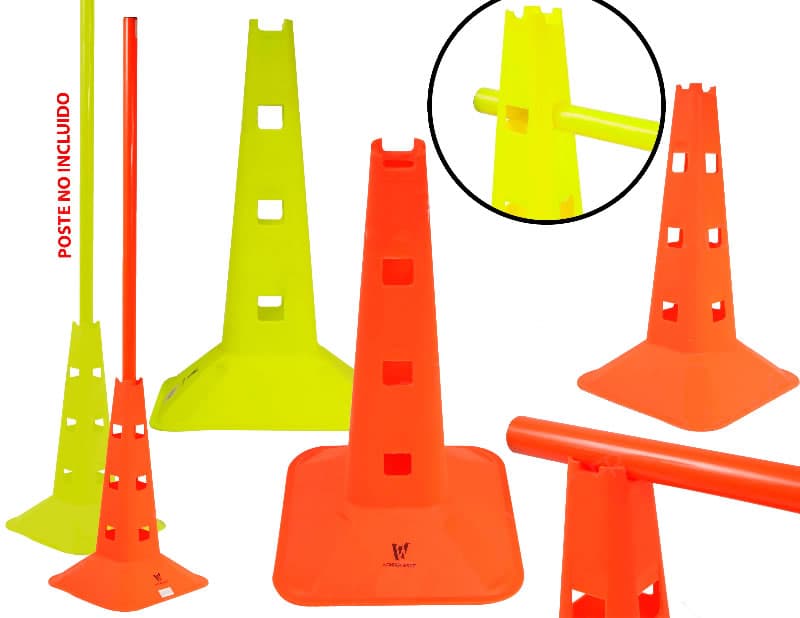 Cono Señalización Con Huecos 40 Cm  