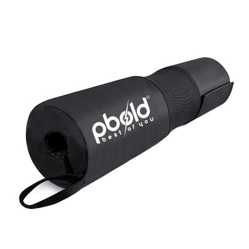 Almohadilla Protectora Para Barra De Pesas Gym Gimnasio Espuma Piernas Sentadillas Negro Pbold