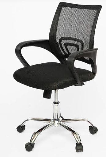 Silla giratoria con ruedas para oficina