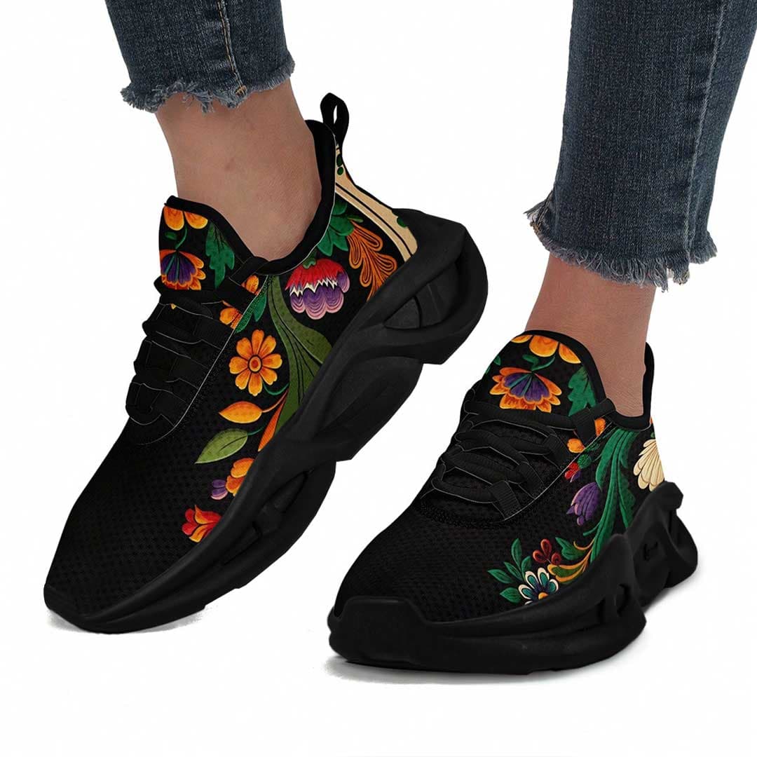 Zapatillas Femeninas Estampado Floral