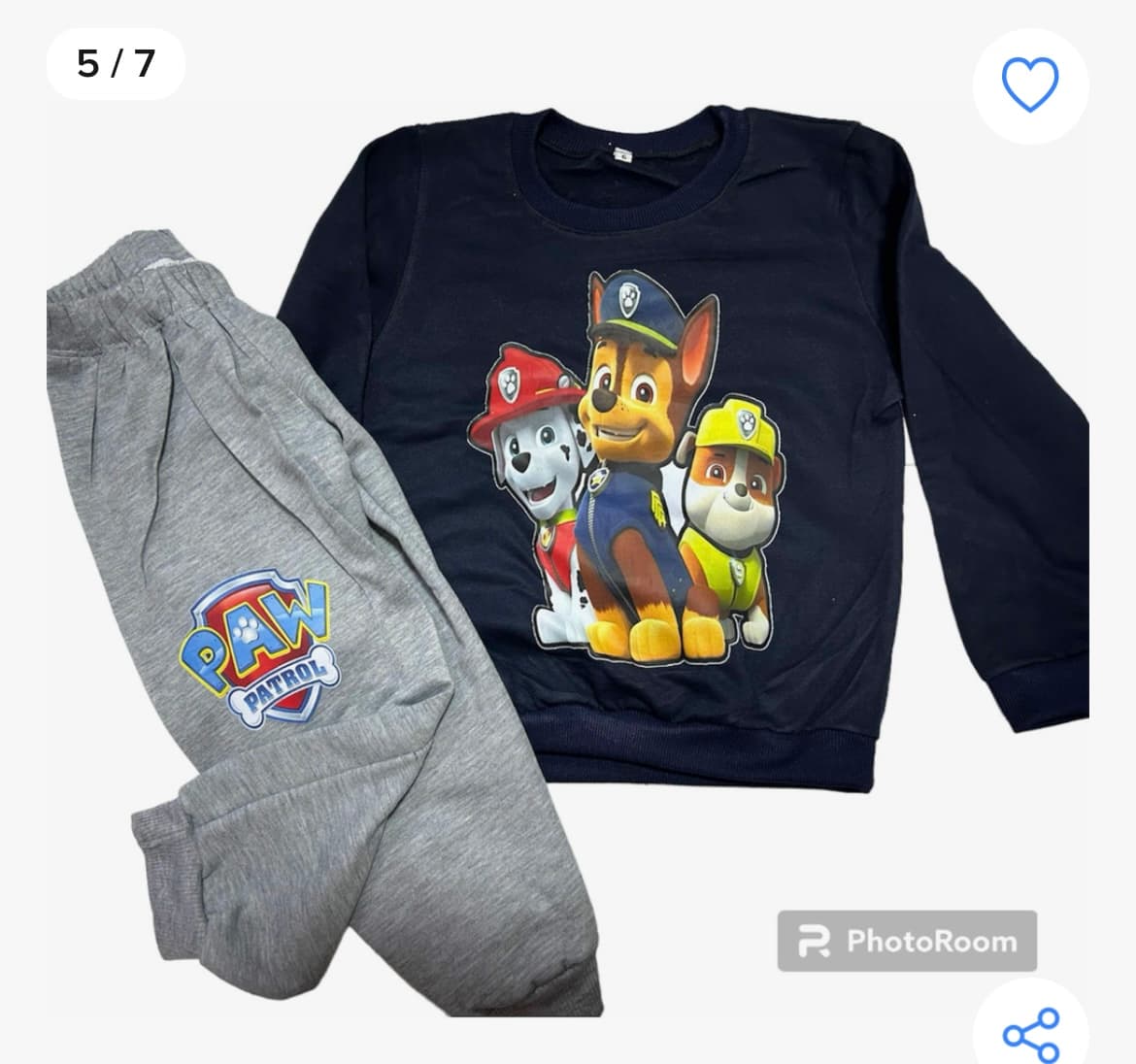 Sudadera Paw Patrol Niño Deportivo nego