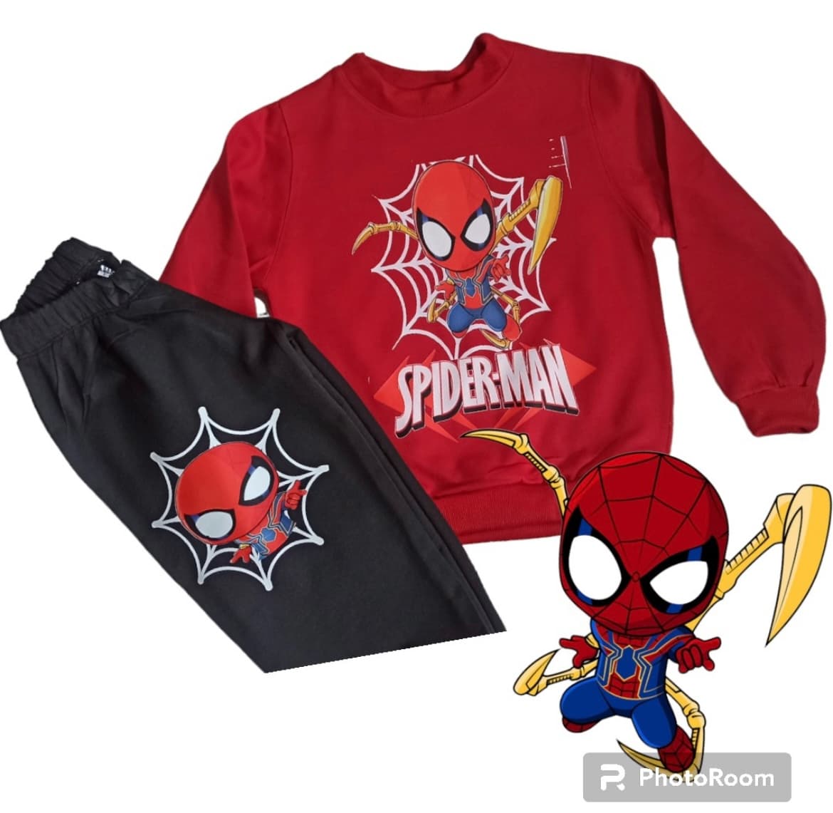 Sudadera Niño Spiderman rojo