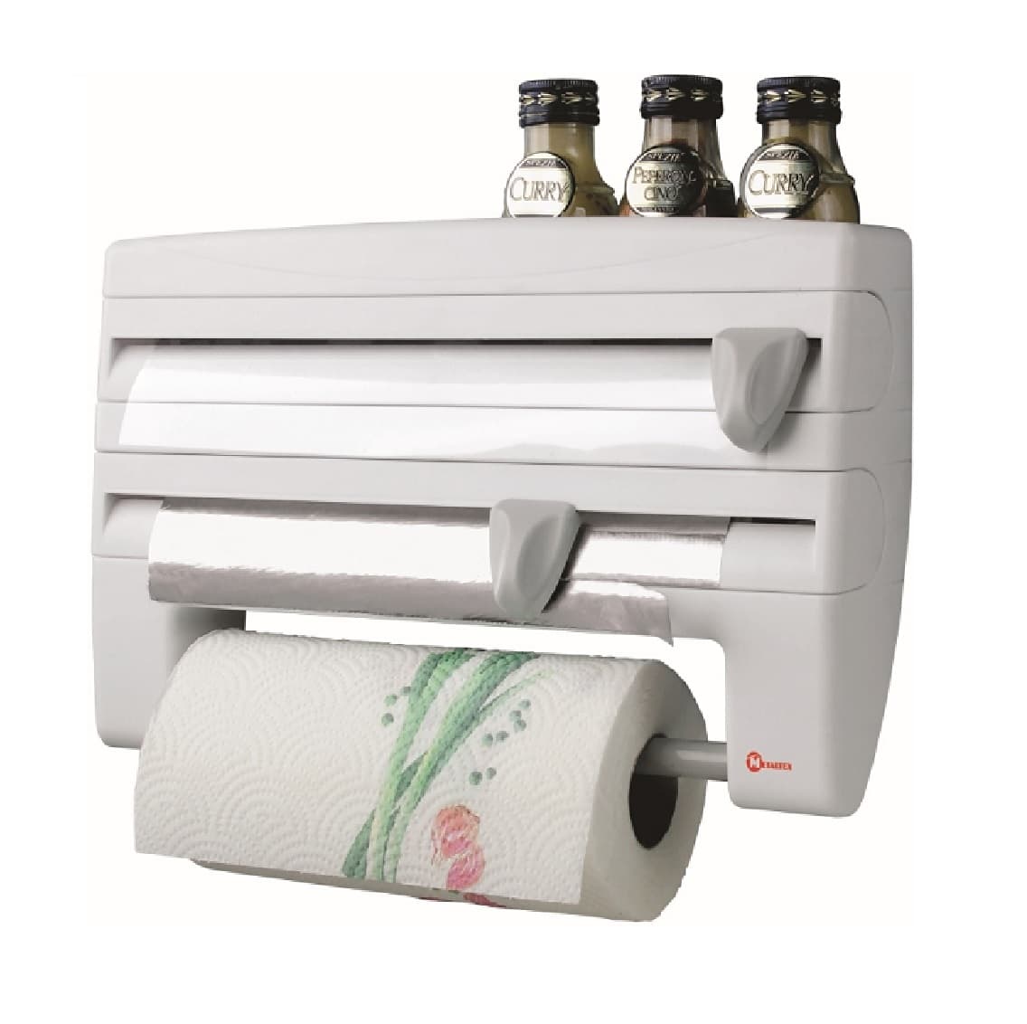 Dispensador de Rollos de Cocina 4 en 1