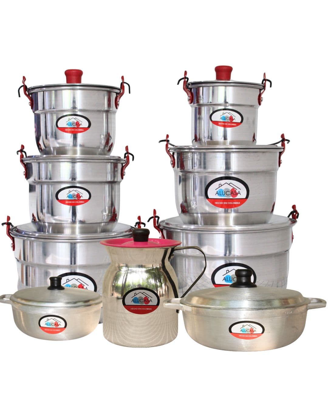 COMBO OLLAS DE AROX6 +CALDERO1-4+JARRA2L