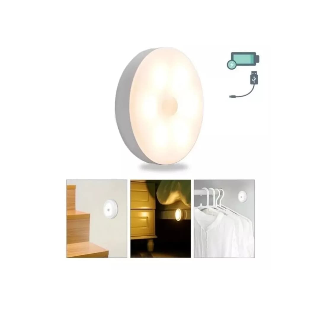 Lámpara Recargable Pared Sensor