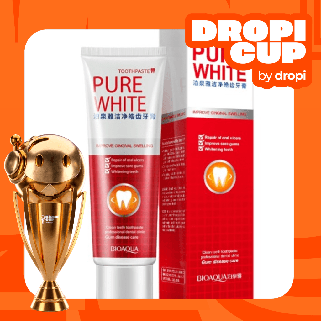 DROPI CUP CREMA DENTAL BLANQUEADORA PURE