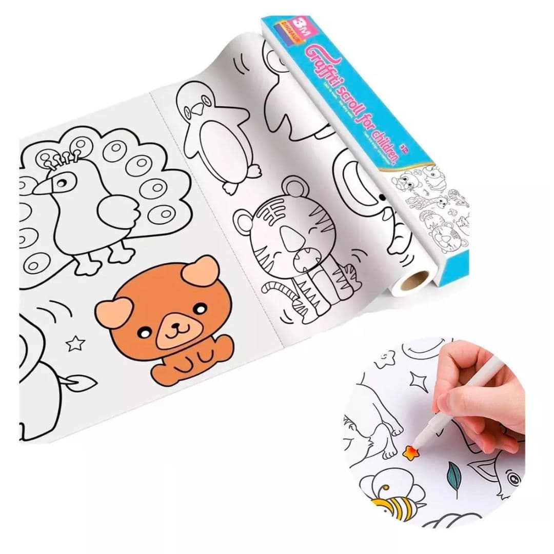 papel para colorear 30*300cm