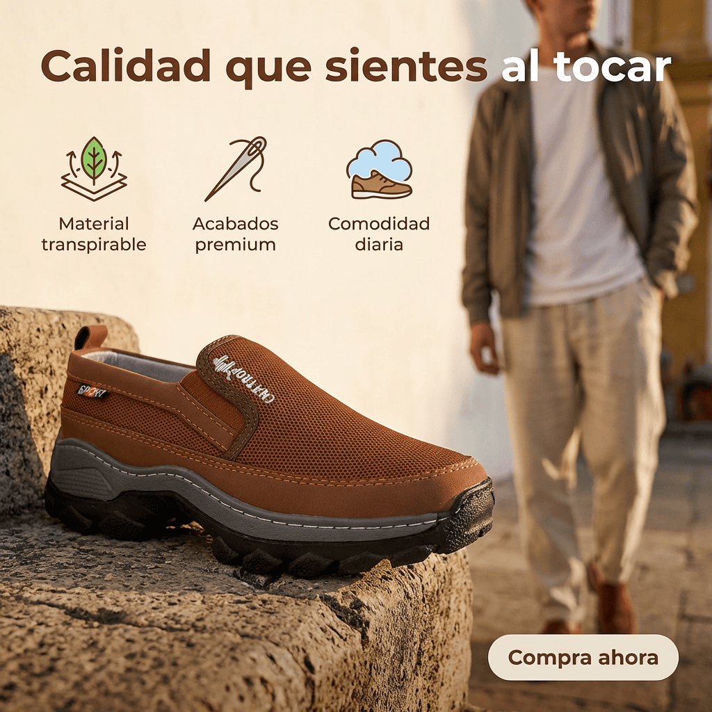 Calzado Mocasín Confort Titanium Slip-on