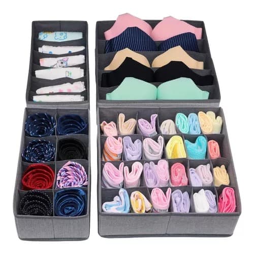 organizador de ropa interior x4