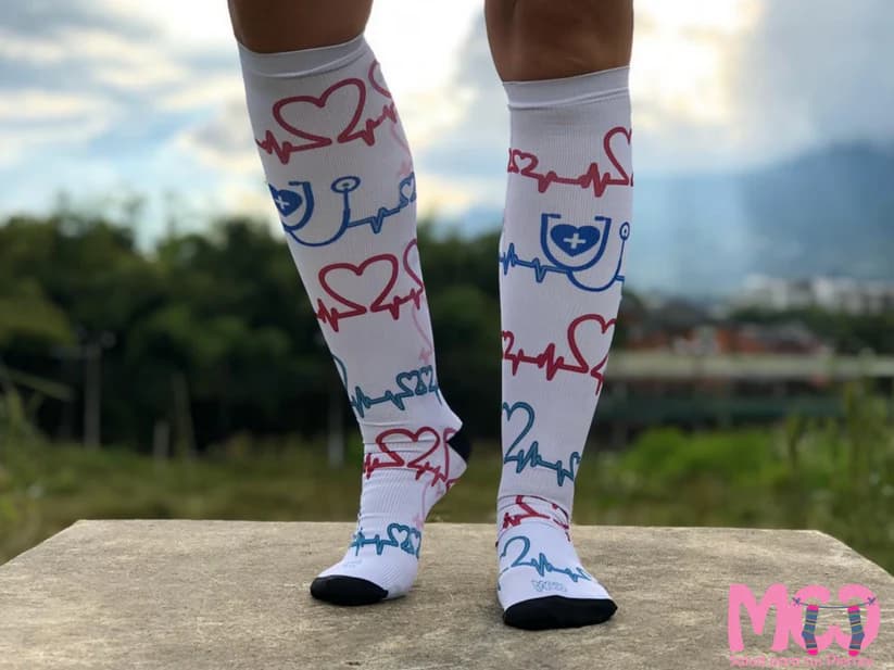 Medias de Compresion (Electro Hearts)