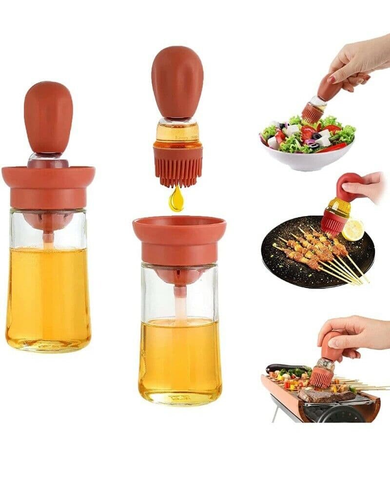 Dispensador de Aceite Con Brocha
