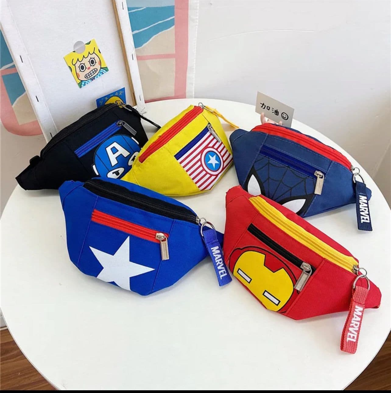Canguro Riñonera Para Niños Super Heroes