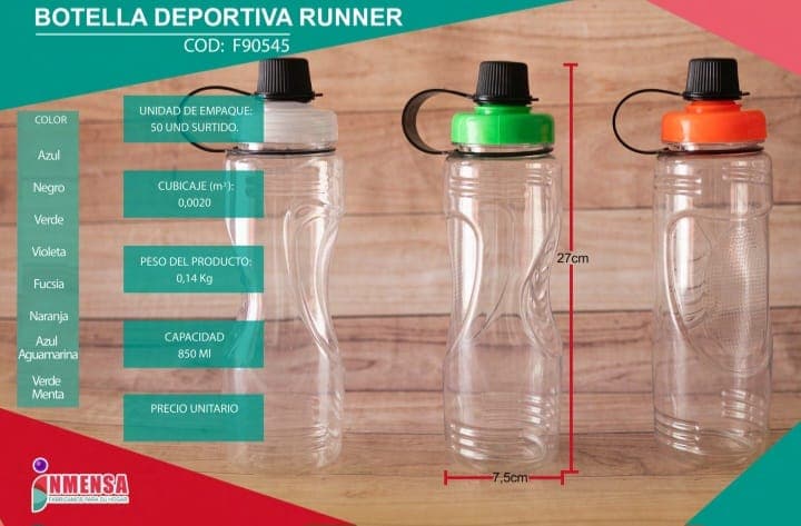 BOTELLA DEPORTIVA RUNNER
