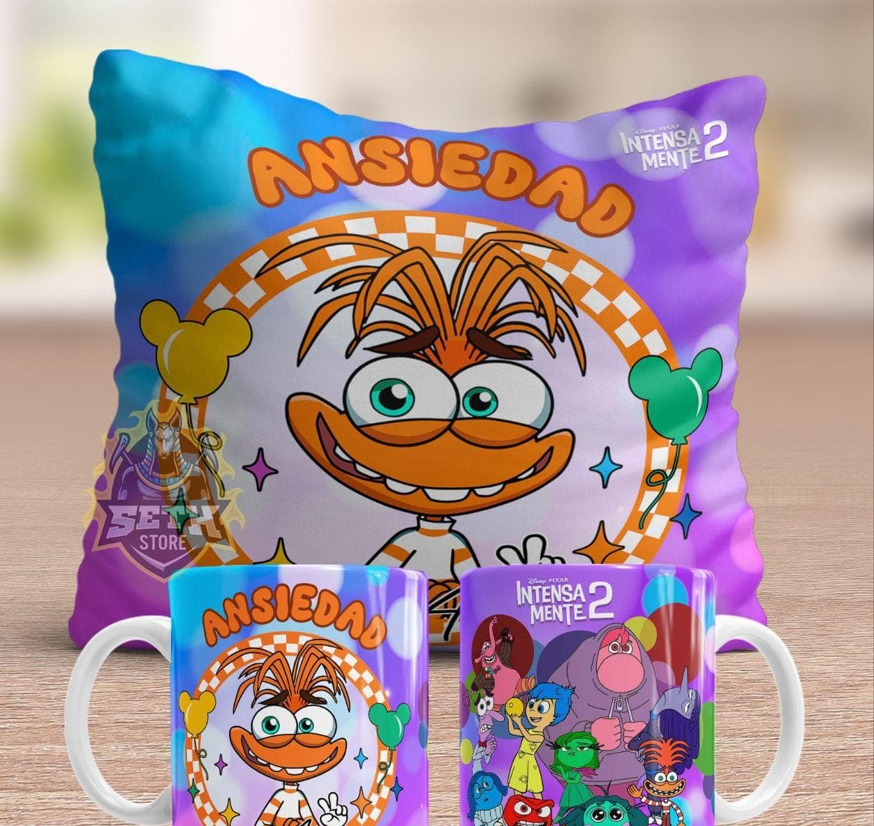 Mug+cojin super combo intensamente