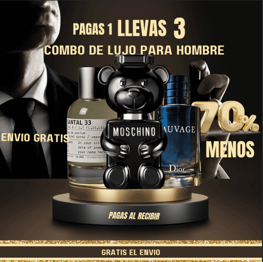 Combo Santal 33, Sauvage, Moschino toy