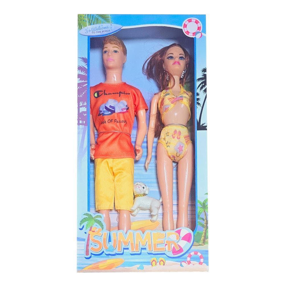 Muñeca Muñeco Playa Vacaciones Mascota