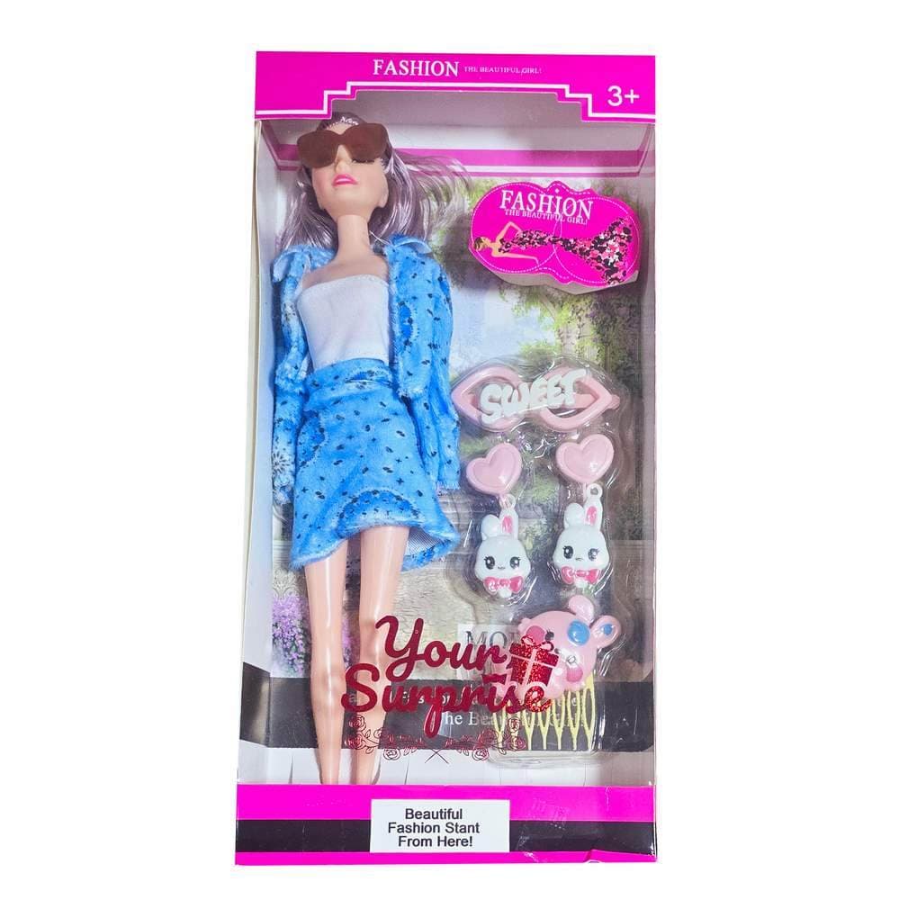 Muñeca Vestido Conejo Accesorios Gafa Ga
