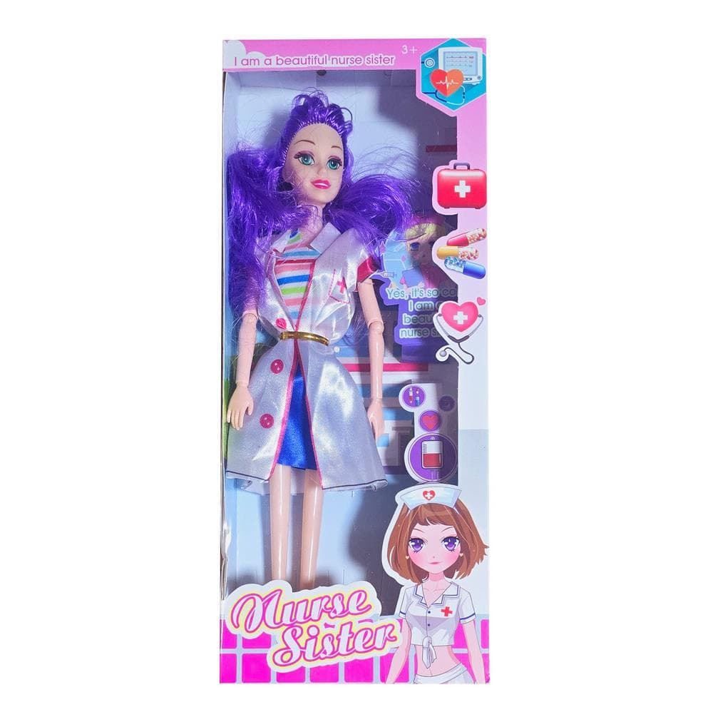 Muñeca Doctora Juguete Bata Niñas Intera
