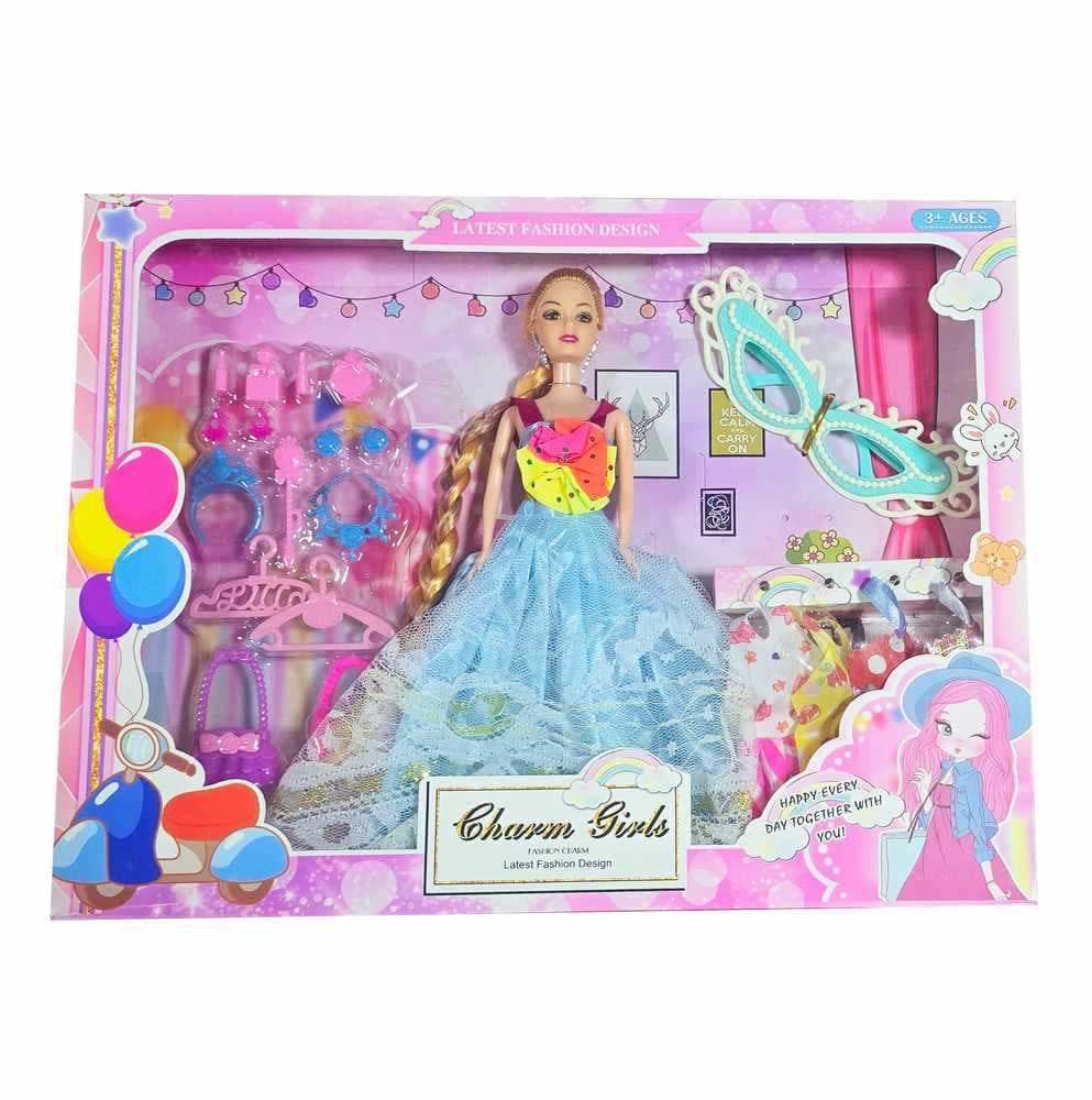 Muñeca Vestidos Elegante Antifaz Accesor
