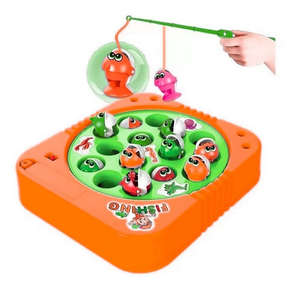 Juego De Pesca Iman Juguete Giratorio Ju