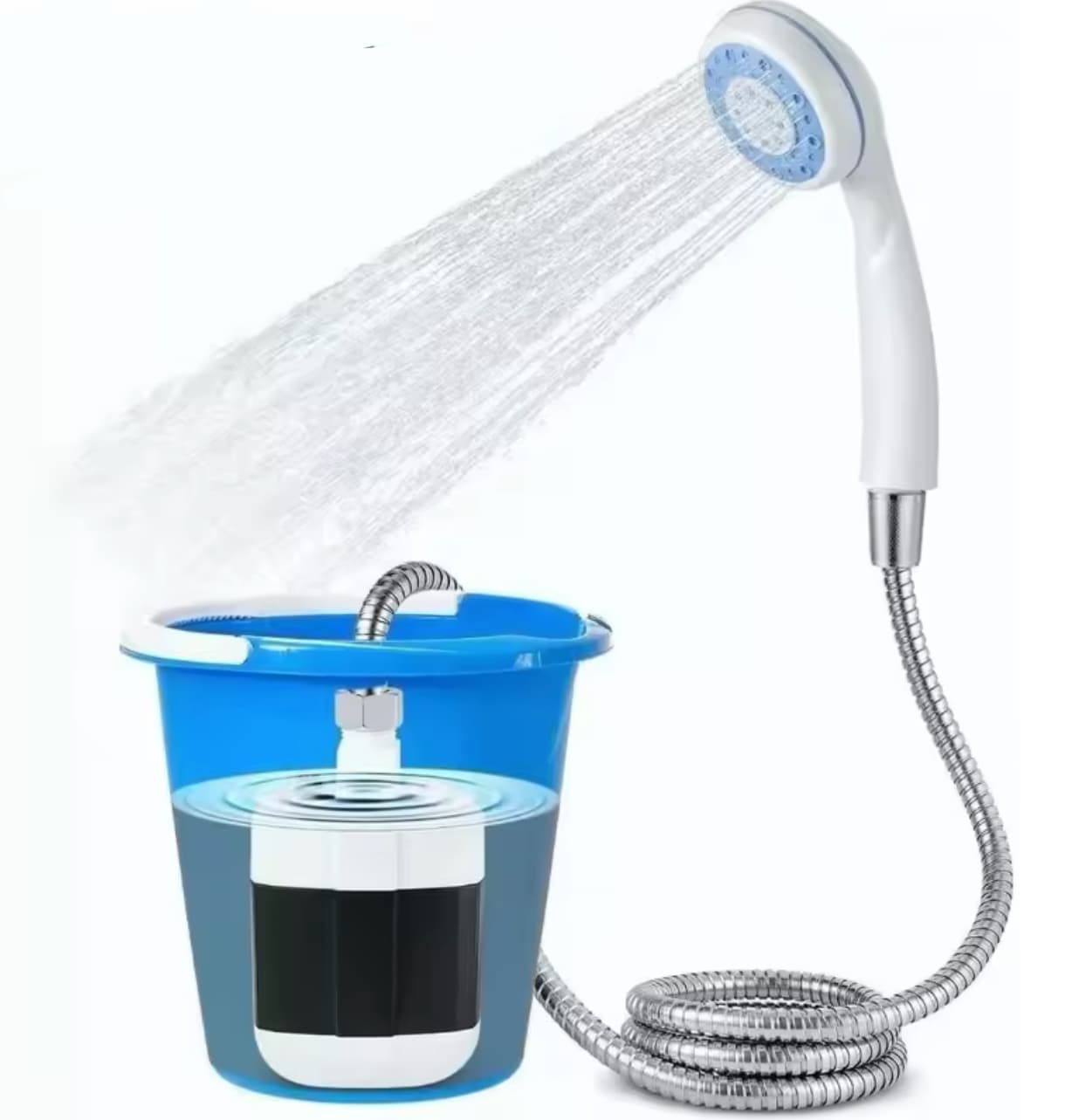 Ducha portátil eléctrica recargable