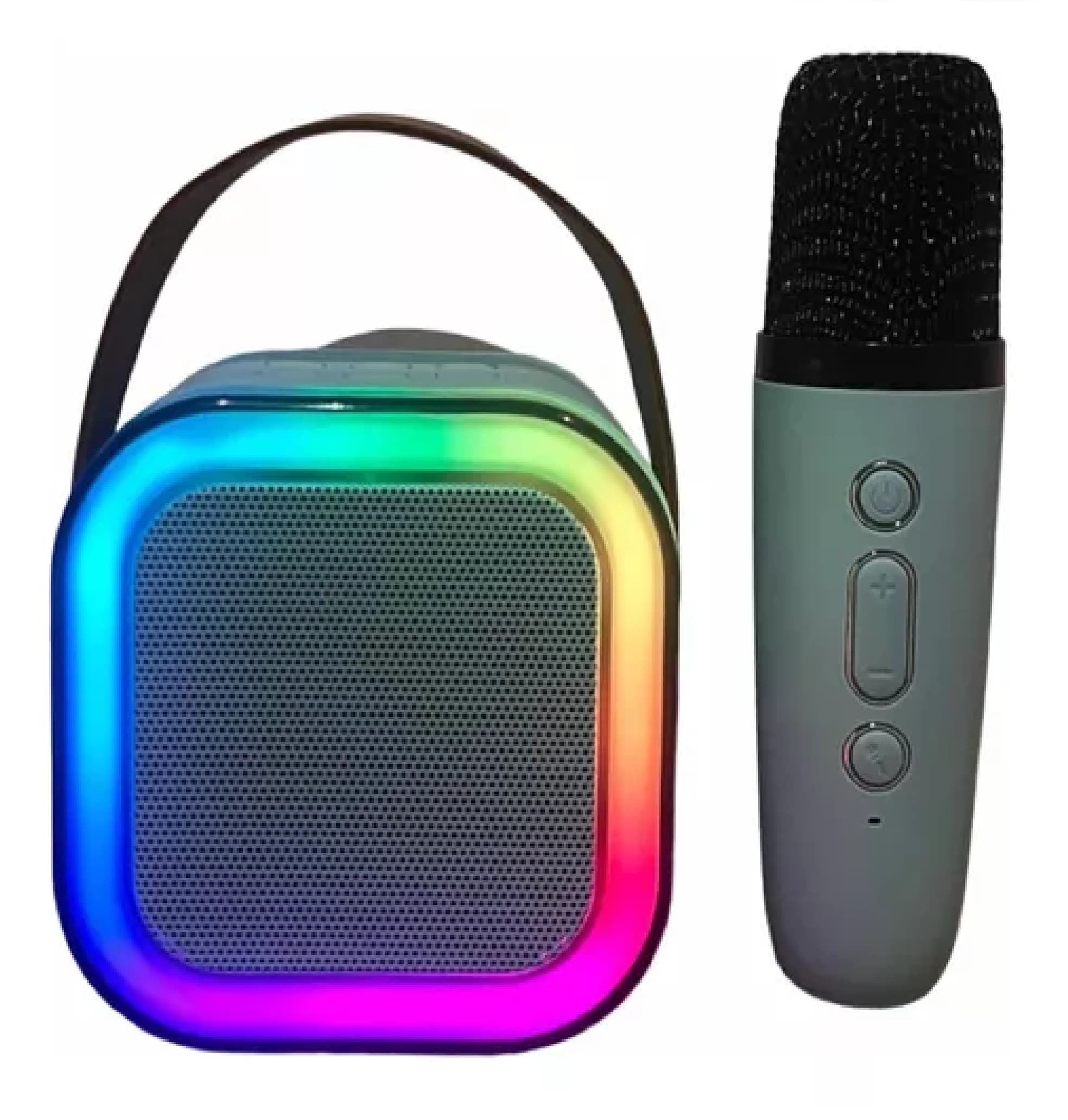 Karaoke Portátil Con Un Micrófono