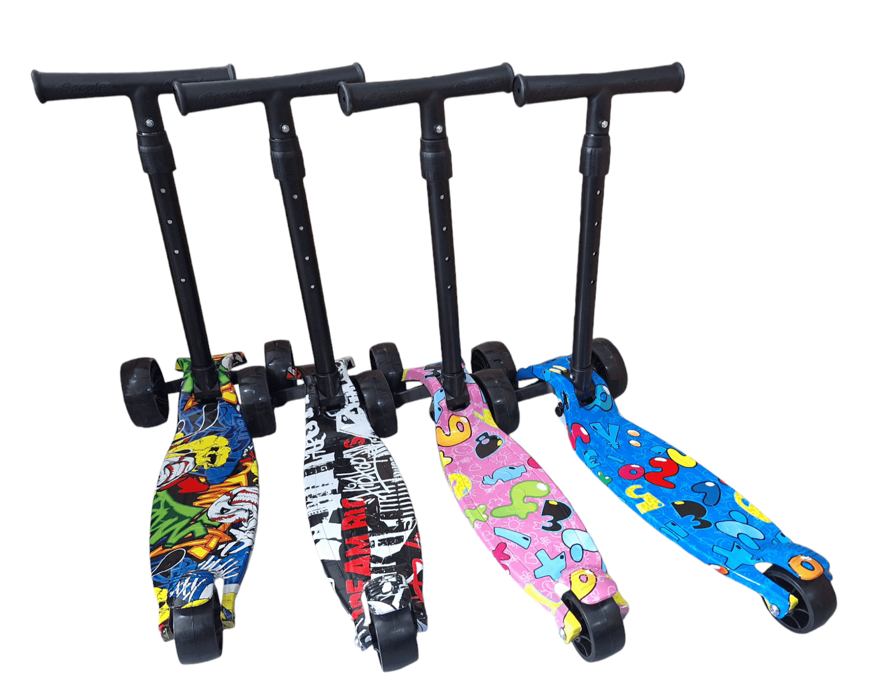 Patineta Scooter Sarabiada LLANTA ANCHA