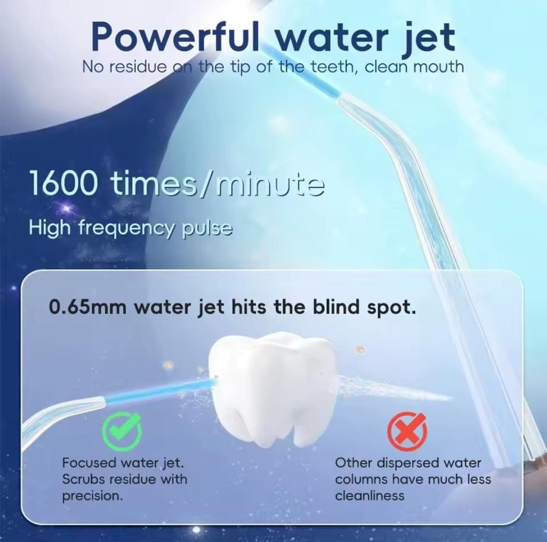 Irrigador Oral Portatil Limpieza Dental