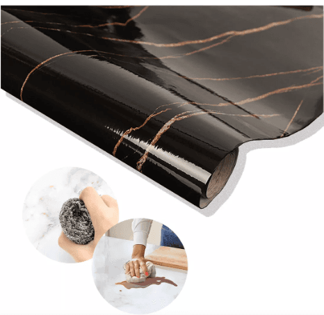 PAPEL VINILO TAPIZ EFECTO MARMOL *2MTS *