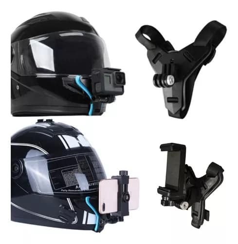 Soporte base celular de casco