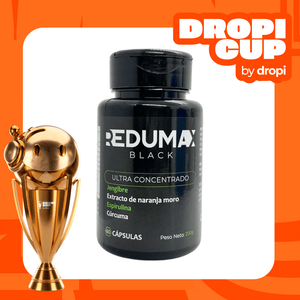 DROPI CUP REDUMAX BLACK 60 CAPSULAS X1
