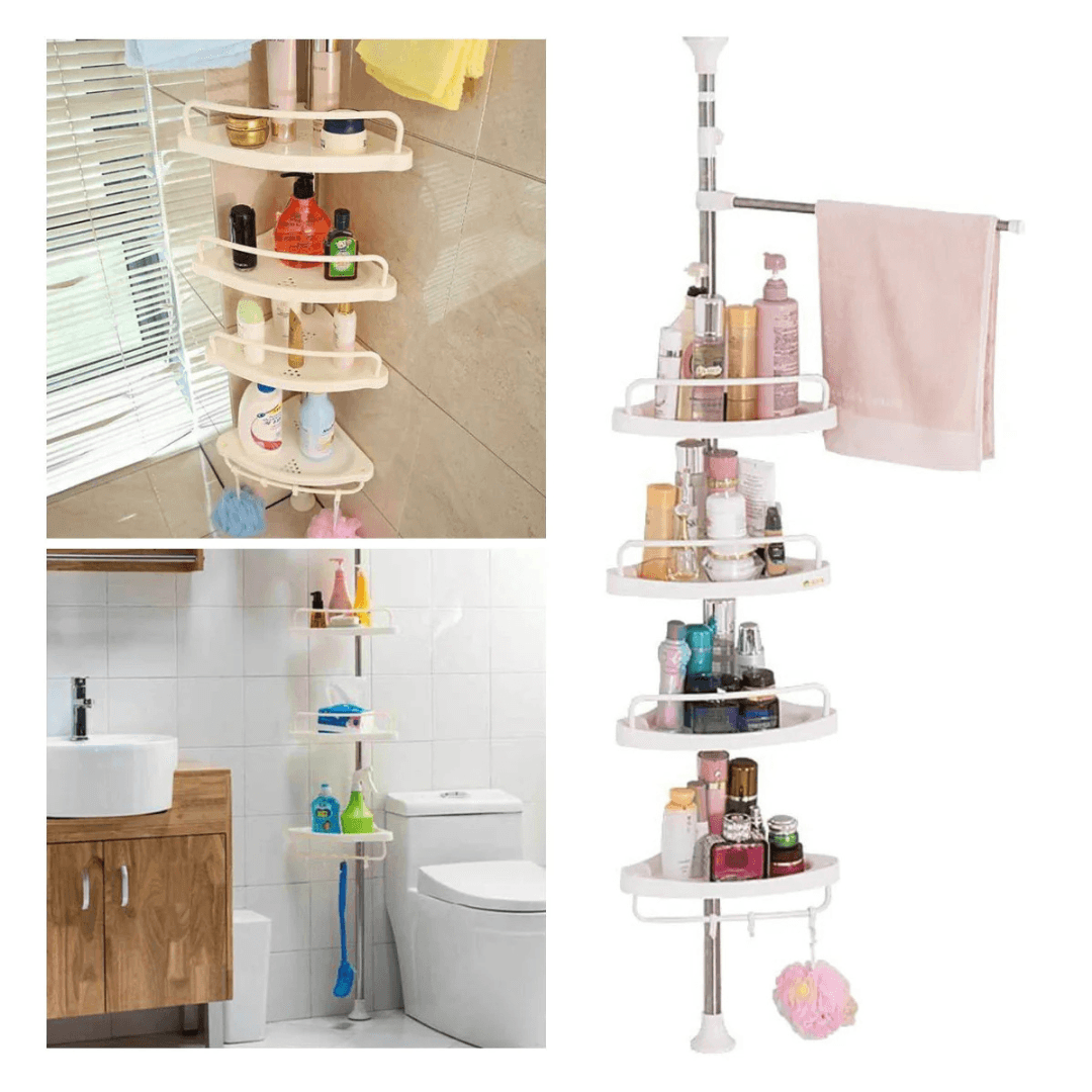 Organizador Esquinero Baño Y Ducha 4 Niv