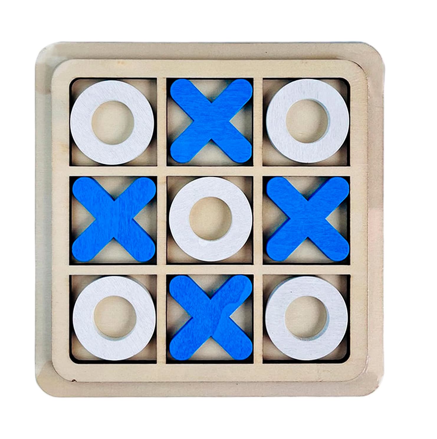 Juego De Mesa Madera Triqui Azul Didacti