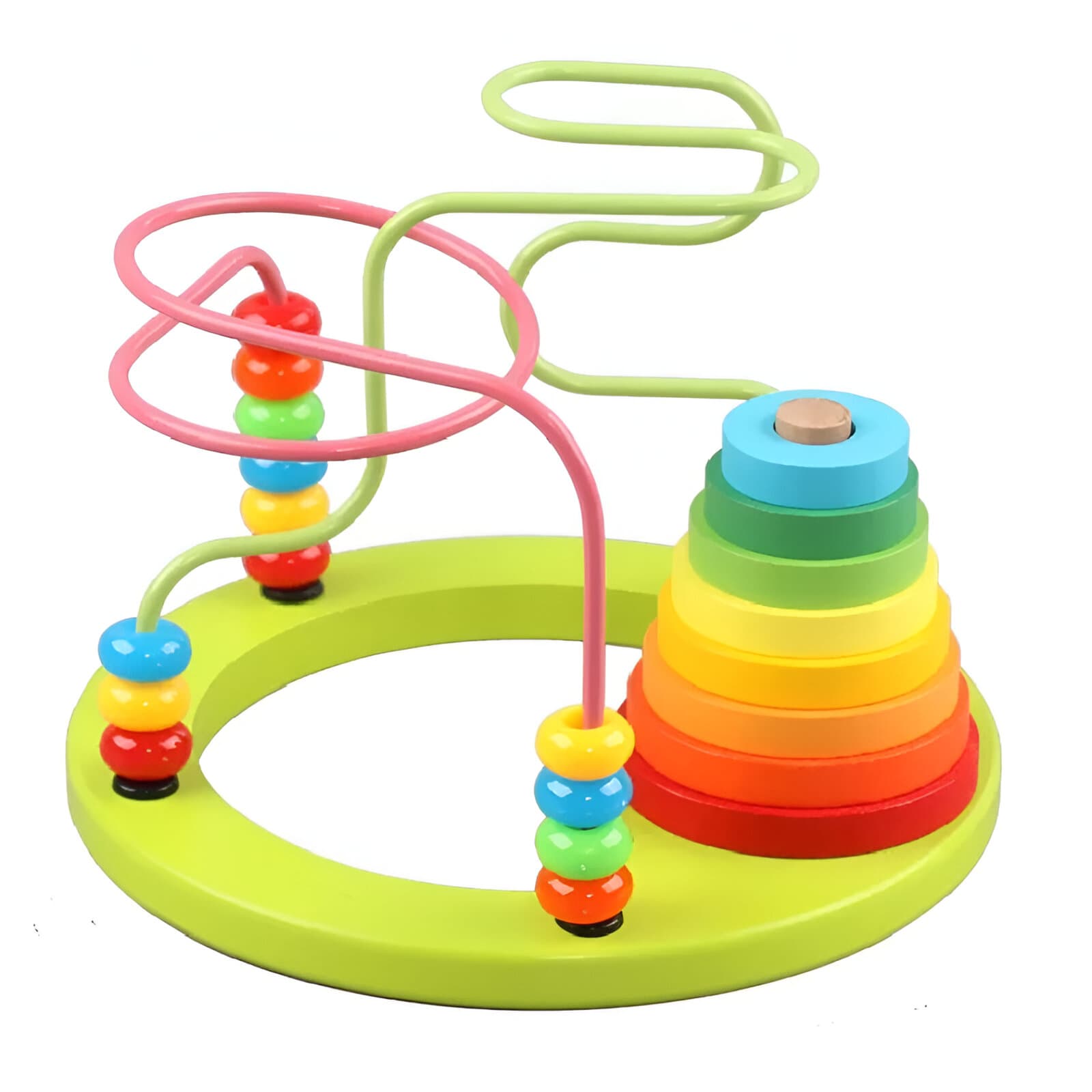 Juego Torre Cuenta Apilable Encastre Col