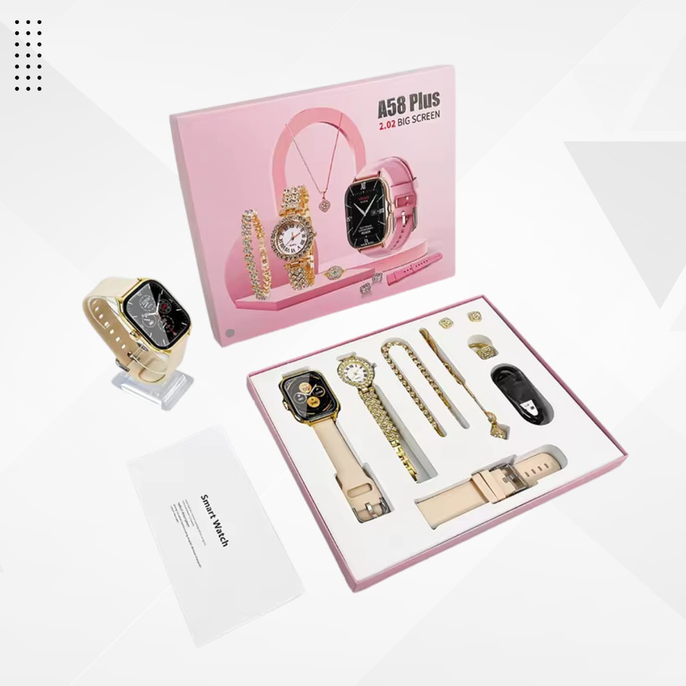SmartWatch A58 Plus + set de joyas
