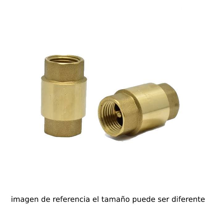 Cheque vertical 1,1/2 bronce