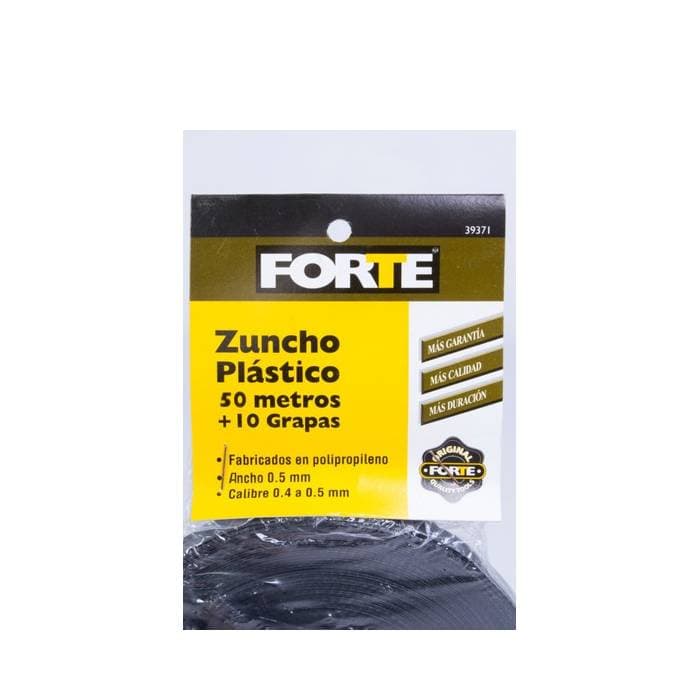 ZUNCHO PLAST 50 MTS x ROLLO