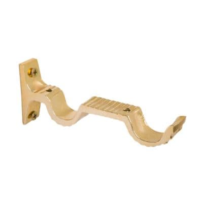 Soporte corti,doble dorado 1"