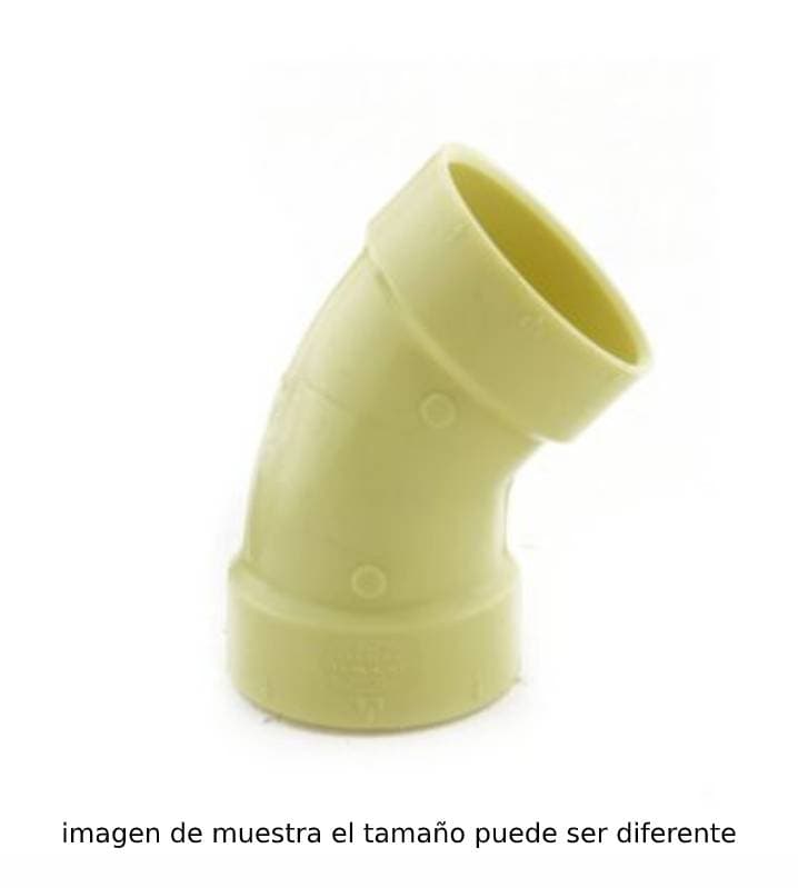 CODO ST, 2 x 45 CxC PAVCO