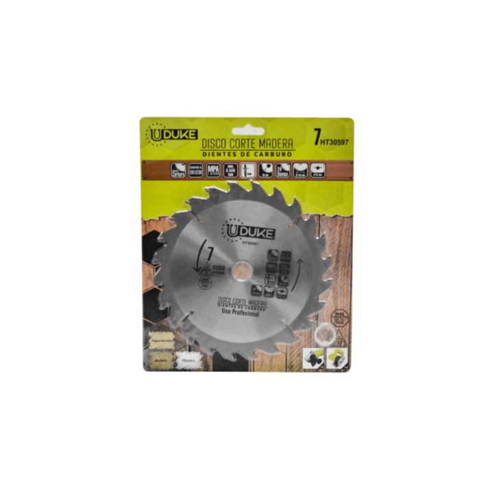 DISCO C/MADERA 7 x 24 DTS