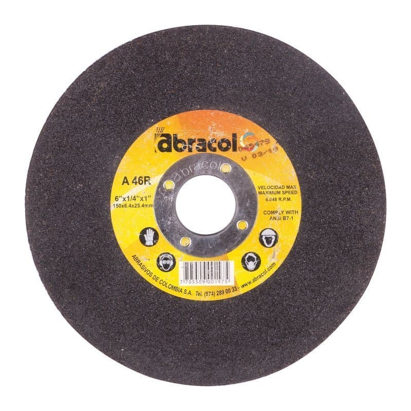 DISCO AFILAR GUADA?A ABRACOL 6"