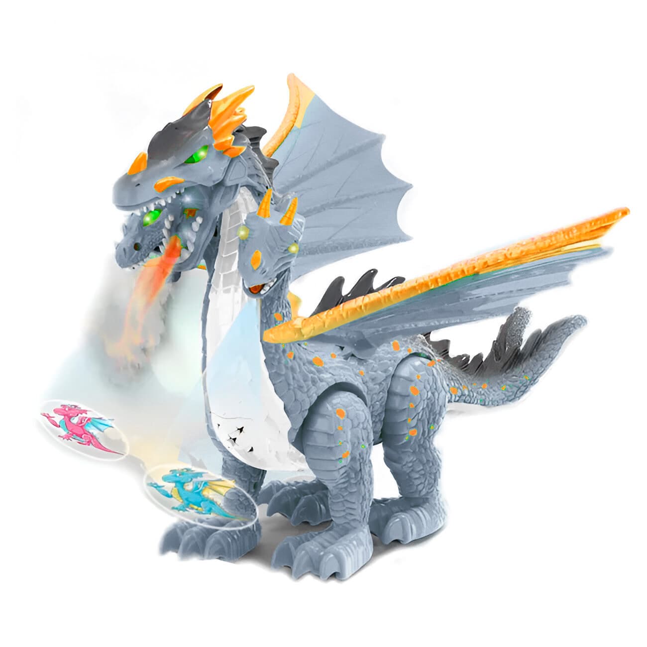 Dragón Dinosaurio Hydra Luces Sonidos Mo
