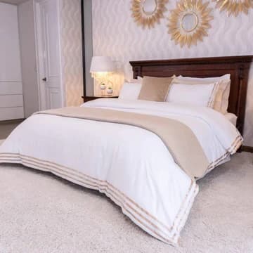 SET DUVET COVER MOCCA LUAR TAMAÑO KING