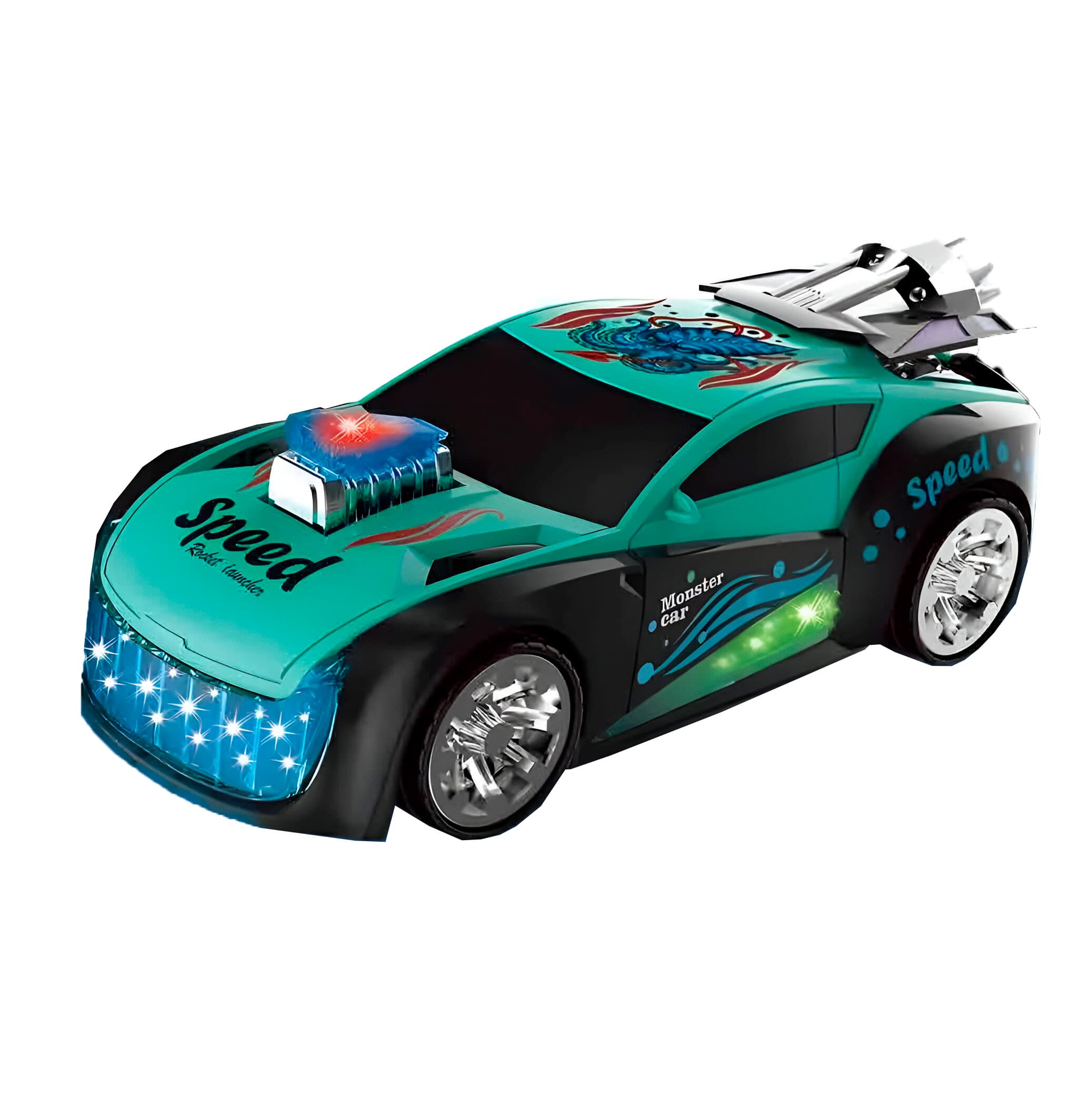 Carro Deportivo De Carreras Luces Sonido