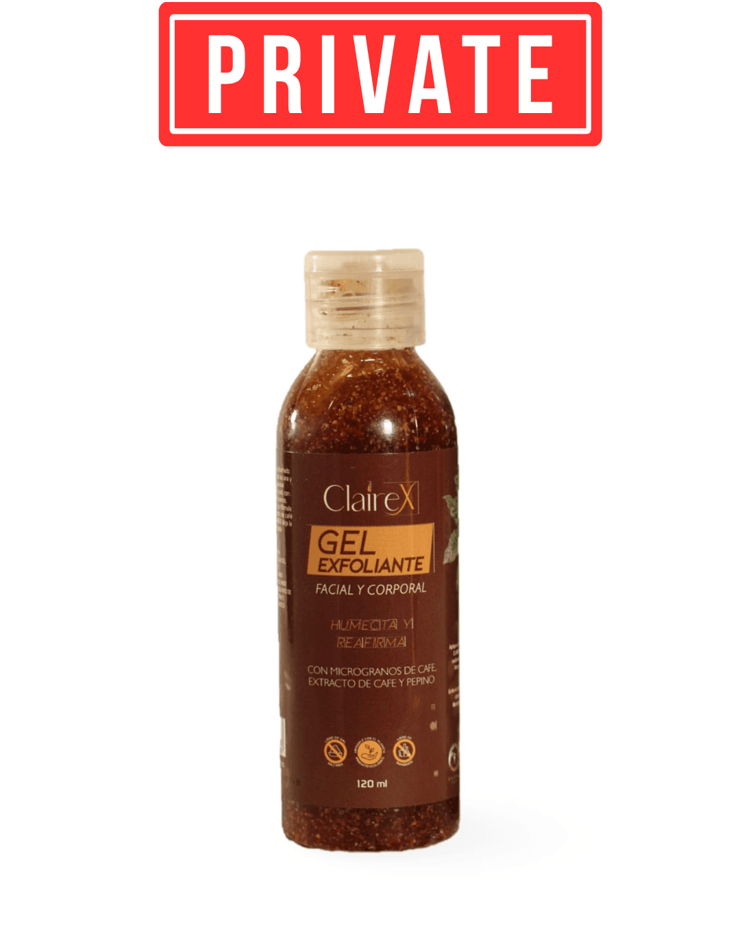 Gel exfoliante café 120 ml
