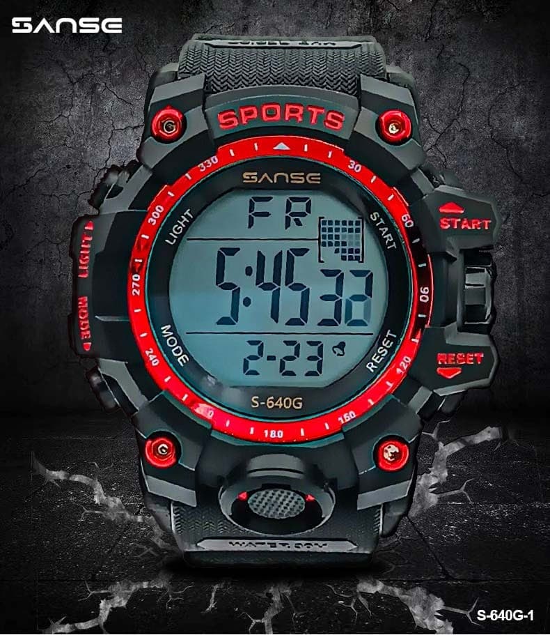 S-640GE RELOJ SANSE DIGITAL EN ESTUCHE